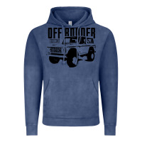 Vintage Denim off roader bronco Vintage Hoodie - DesignPulse