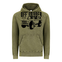 Vintage Olive off roader bronco Vintage Hoodie - DesignPulse