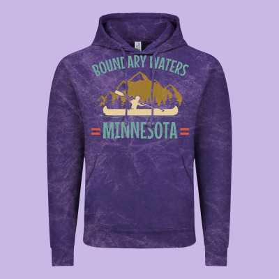 Retro Boundary Waters Canoe Minnesota Vintage Hoodie Designed By Designpulse