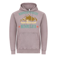 Vintage Zinc retro boundary waters canoe minnesota Vintage Hoodie - DesignPulse