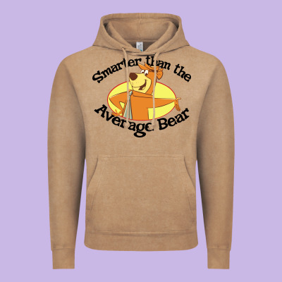 Yogi Bear Average Bear Vintage Hoodie Designed By Designpulse