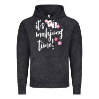 Vintage Black womens mahjong gift for her mahjong player v neck t shirt Vintage Hoodie - DesignPulse