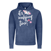 Vintage Denim womens mahjong gift for her mahjong player v neck t shirt Vintage Hoodie - DesignPulse