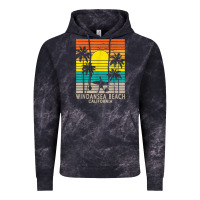 Cloud Black windansea beach california ca surfer surfing surf palm tree Vintage Hoodie - DesignPulse