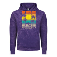 Cloud Purple windansea beach california ca surfer surfing surf palm tree Vintage Hoodie - DesignPulse