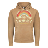 Vintage Camel Rowing  . Just A Girl Who Loves Sunshine And Rowing Vintage Hoodie - DesignPulse