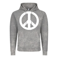 Cloud Rock Peace Sign Vintage Hoodie - DesignPulse