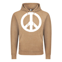 Vintage Coffee Peace Sign Vintage Hoodie - DesignPulse