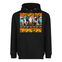 Black heifers and sunflowers Heavyweight Hoodie - Jasminsmagicworld