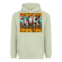 Matcha heifers and sunflowers Heavyweight Hoodie - Jasminsmagicworld