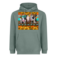 Sage heifers and sunflowers Heavyweight Hoodie - Jasminsmagicworld