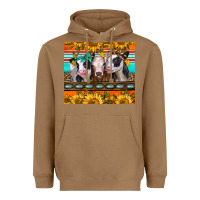Toasted Coconut heifers and sunflowers Heavyweight Hoodie - Jasminsmagicworld
