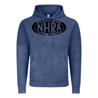 Vintage Denim nhra oval Vintage Hoodie - DesignPulse