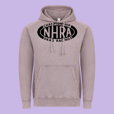 Nhra Oval Vintage Hoodie Designed By Designpulse