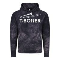 Cloud Black funny trombone funny t boner funny t boner tboner Vintage Hoodie - DesignPulse