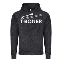 Vintage Black funny trombone funny t boner funny t boner tboner Vintage Hoodie - DesignPulse