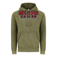 Vintage Olive north carolina central Vintage Hoodie - DesignPulse