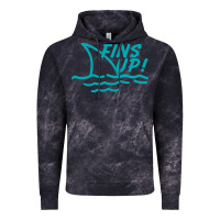 Cloud Black fins up jimmy Vintage Hoodie - DesignPulse