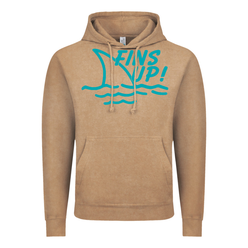 Fins Up Jimmy Vintage Hoodie by DesignPulse | Teevron