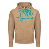 Vintage Coffee fins up jimmy Vintage Hoodie - DesignPulse