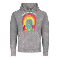 Cloud Rock autism awareness month t  shirt autism awareness rainbow accept unders Vintage Hoodie - DesignPulse