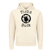Vintage Artic ticks suck shirt lyme disease gift green awareness ribbon Vintage Hoodie - DesignPulse