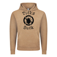 Vintage Coffee ticks suck shirt lyme disease gift green awareness ribbon Vintage Hoodie - DesignPulse