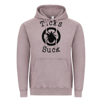 Vintage Zinc ticks suck shirt lyme disease gift green awareness ribbon Vintage Hoodie - DesignPulse