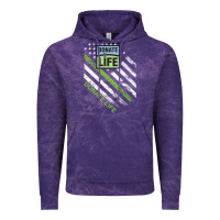 Cloud Purple donate life Vintage Hoodie - DesignPulse