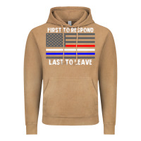 Vintage Camel police fire ems first responder american flag firefighter t shirt Vintage Hoodie - DesignPulse
