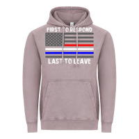 Vintage Zinc police fire ems first responder american flag firefighter t shirt Vintage Hoodie - DesignPulse