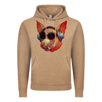 Vintage Coffee Blodwyn pig Vintage Hoodie - DesignPulse
