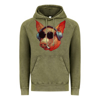 Vintage Olive Blodwyn pig Vintage Hoodie - DesignPulse