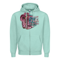 Seafoam Walk By Faith Not By Sight Zipper Hoodie - JahusDesignShop
