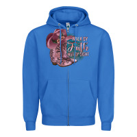 True Royal Walk By Faith Not By Sight Zipper Hoodie - JahusDesignShop