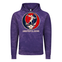 Cloud Purple grateful dude Vintage Hoodie - DesignPulse