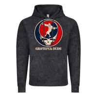 Vintage Black grateful dude Vintage Hoodie - DesignPulse