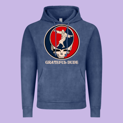 Grateful Dude Vintage Hoodie Designed By Designpulse