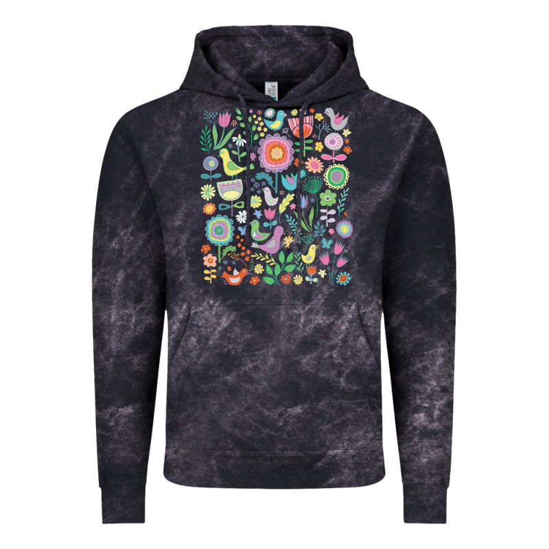 Cute Birds T  Shirt Birds And Blooms   Cute Floral Pattern By Cecca De Vintage Hoodie by DesignPulse | Teevron