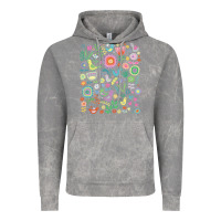 Cloud Rock cute birds t  shirt birds and blooms   cute floral pattern by cecca de Vintage Hoodie - DesignPulse