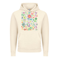 Vintage Artic cute birds t  shirt birds and blooms   cute floral pattern by cecca de Vintage Hoodie - DesignPulse