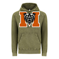 Vintage Olive mercer bears Vintage Hoodie - DesignPulse