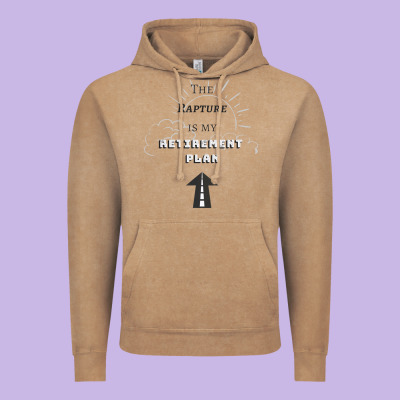 The Rapture Is My Retirement Plan Bible Heaven Jesus Vintage Hoodie Designed By Pixelwave