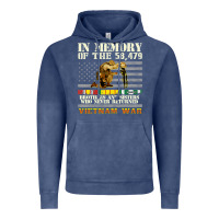 Vintage Denim Vietnam War Veterans US Memorial Day In The Memory Of 58479 38 Vintage Hoodie - PixelWave