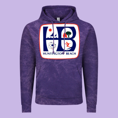Coat Of Arms Of Huntington Beach Vintage Hoodie Designed By Pixelwave