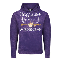 Cloud Purple happiness is being a mommom  cute mothers day gifts Vintage Hoodie - PixelWave