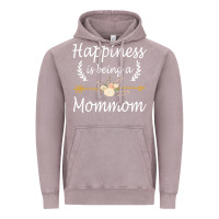 Vintage Zinc happiness is being a mommom  cute mothers day gifts Vintage Hoodie - PixelWave