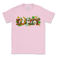 Bubblegum Pink St. Patrick's Western lucky and shamrocks Classic Tee - OliviaCreatesArt