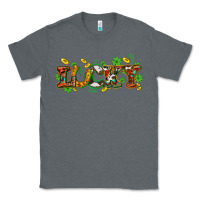 Charcoal Heather St. Patrick's Western lucky and shamrocks Classic Tee - OliviaCreatesArt