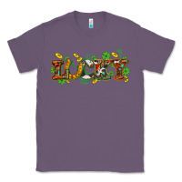 Lavender St. Patrick's Western lucky and shamrocks Classic Tee - OliviaCreatesArt
